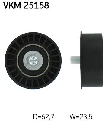Ombuigingspoelie/geleidingspoelie, distributieriem SKF VKM 25158)