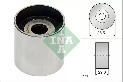 Deflection Pulley/Guide Pulley, timing belt Schaeffler INA 532 0161 10)