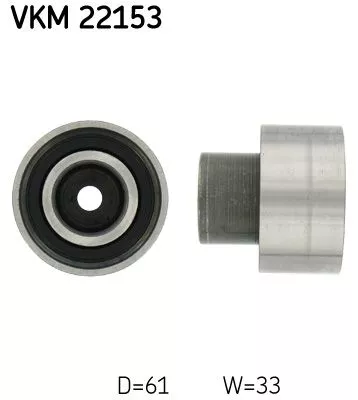 Ombuigingspoelie/geleidingspoelie, distributieriem SKF VKM 22153)