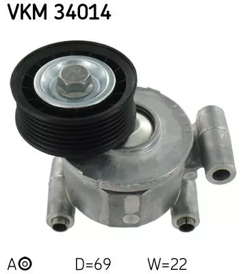 Riemspanner, V-geribbelde riem SKF VKM 34014)