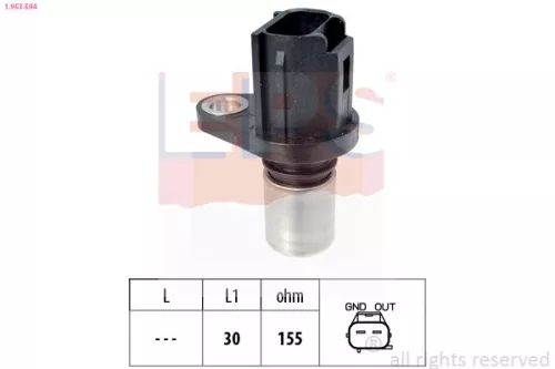 Sensor, krukaspuls EPS 1.953.594)