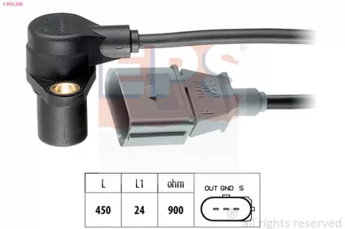 Sensor, krukaspuls EPS 1.953.205)