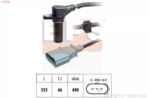 Sensor, krukaspuls EPS 1.953.505)