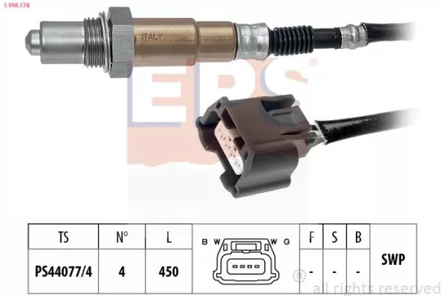 Oxygen Sensor EPS 1.998.178)