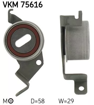 Spanrol, distributieriem SKF VKM 75616)