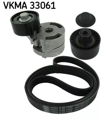 V-geribbelde riemset SKF VKMA 33061)