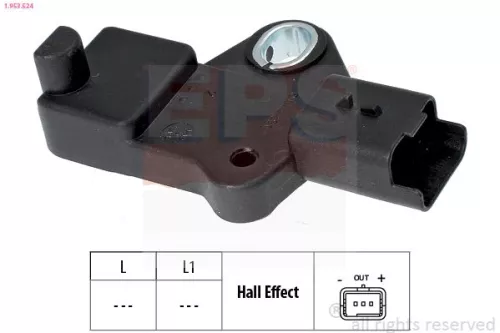 Sensor, crankshaft pulse EPS 1.953.524)