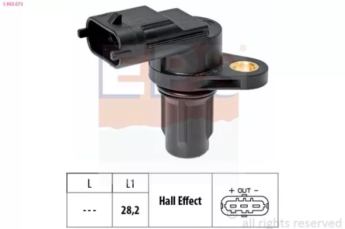 Sensor, nokkenaspositie EPS 1.953.573)
