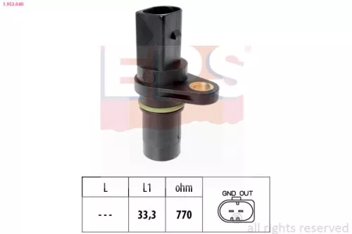 Sensor, krukaspuls EPS 1.953.640)