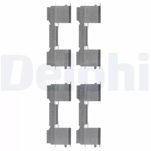 Accessoirekit, schijfremblokken DELPHI LX0478)