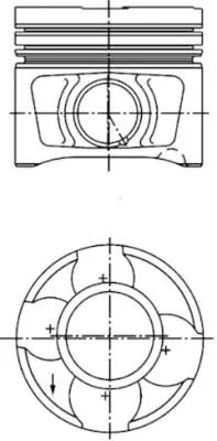 Zuiger KOLBENSCHMIDT 40356600)