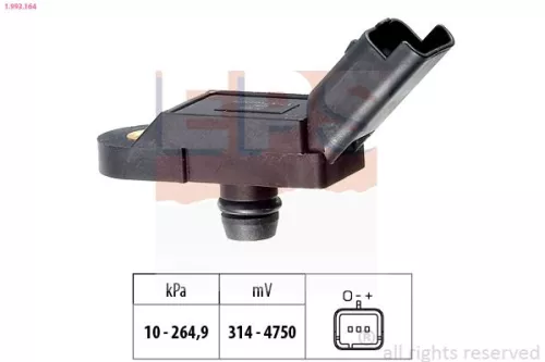 Luchtdruksensor, hoogteaanpassing EPS 1.993.164)