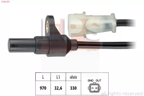 Sensor, krukaspuls EPS 1.953.373)