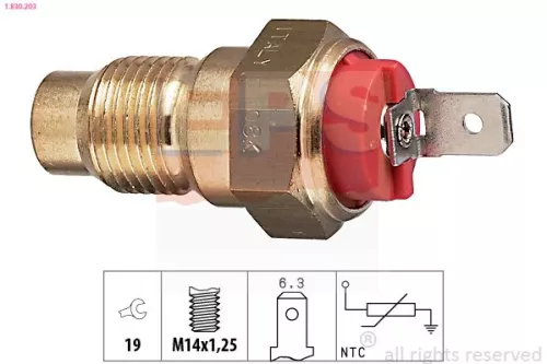 Sensor, coolant temperature EPS 1.830.203)