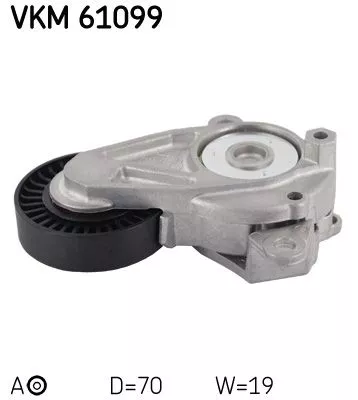 Riemspanner, V-geribbelde riem SKF VKM 61099)
