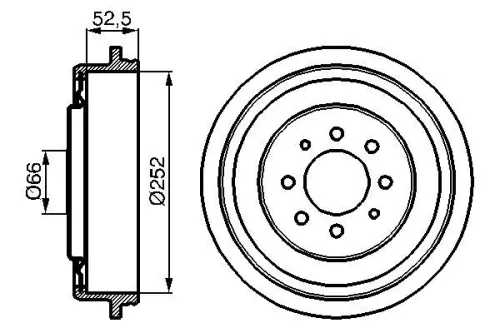 Remtrommel BOSCH 0 986 477 067)