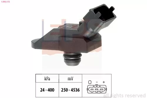 Luchtdruksensor, hoogteaanpassing EPS 1.993.115)