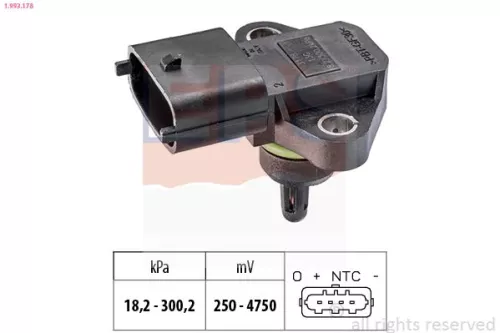 Luchtdruksensor, hoogteaanpassing EPS 1.993.178)