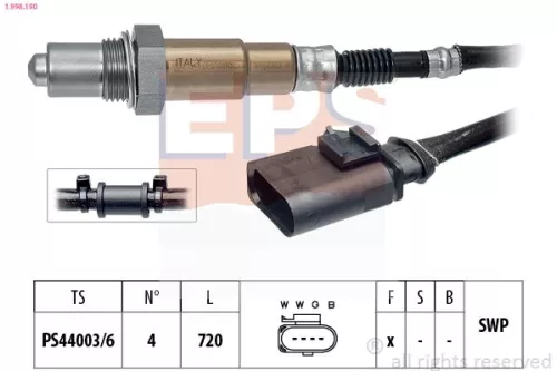 Oxygen Sensor EPS 1.998.190)