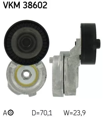 Riemspanner, V-geribbelde riem SKF VKM 38602)