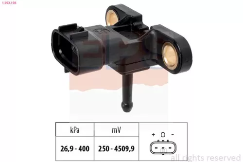 Luchtdruksensor, hoogteaanpassing EPS 1.993.198)