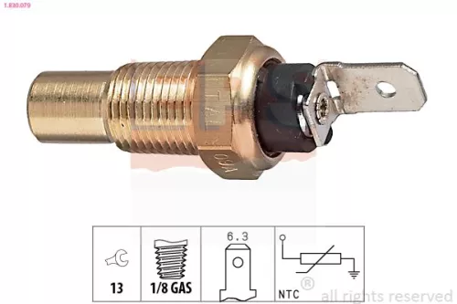 Sensor, koelvloeistoftemperatuur EPS 1.830.079)