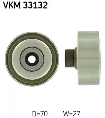 Ombuigings-/geleidingspoelie, V-geribbelde riem SKF VKM 33132)