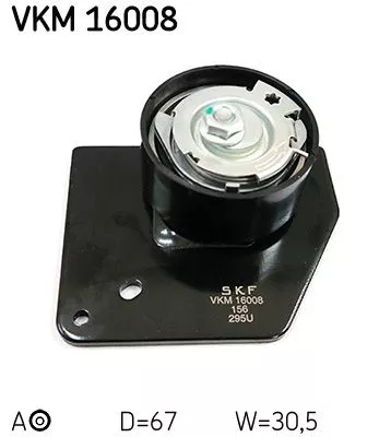 Tensioner Pulley, timing belt SKF VKM 16008)