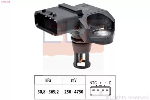 Luchtdruksensor, hoogteaanpassing EPS 1.993.158)
