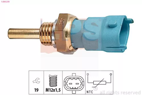 Sensor, coolant temperature EPS 1.830.239)