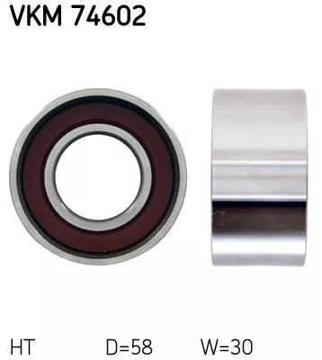 Spanrol, distributieriem SKF VKM 74602)