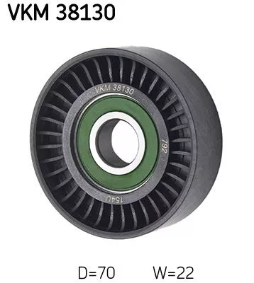 Ombuigings-/geleidingspoelie, V-geribbelde riem SKF VKM 38130)