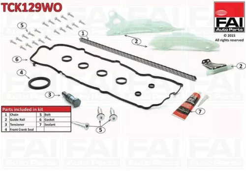Timing Chain Kit FAI AutoParts TCK129WO)