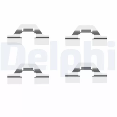 Accessoirekit, schijfremblokken DELPHI LX0430)