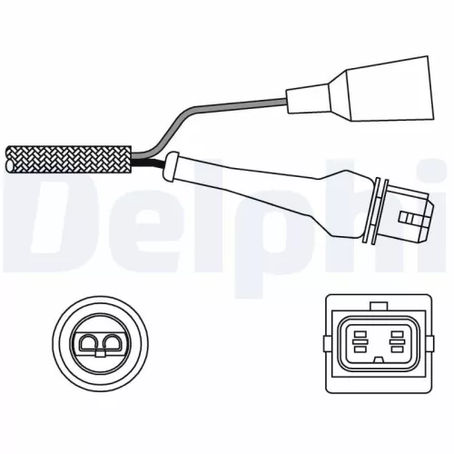 Oxygen Sensor DELPHI ES11000-12B1)
