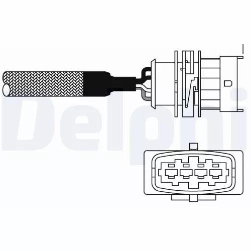 Oxygen Sensor DELPHI ES10982-12B1)