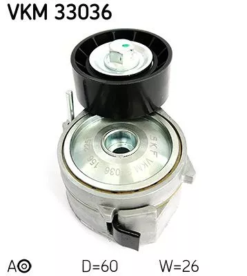 Riemspanner, V-geribbelde riem SKF VKM 33036)