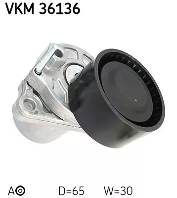 Riemspanner, V-geribbelde riem SKF VKM 36136)