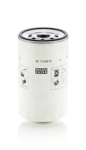 Oliefilter MANN-FILTER W 1168/6)