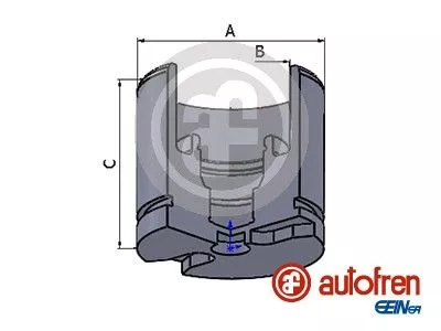Zuiger, remklauw AUTOFREN SEINSA D025256)
