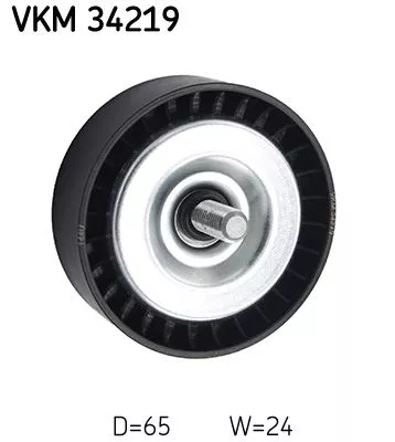 Ombuigings-/geleidingspoelie, V-geribbelde riem SKF VKM 34219)