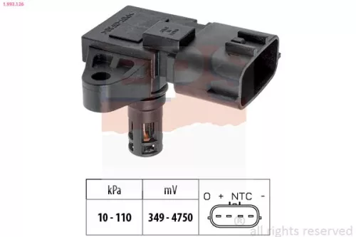 Luchtdruksensor, hoogteaanpassing EPS 1.993.126)