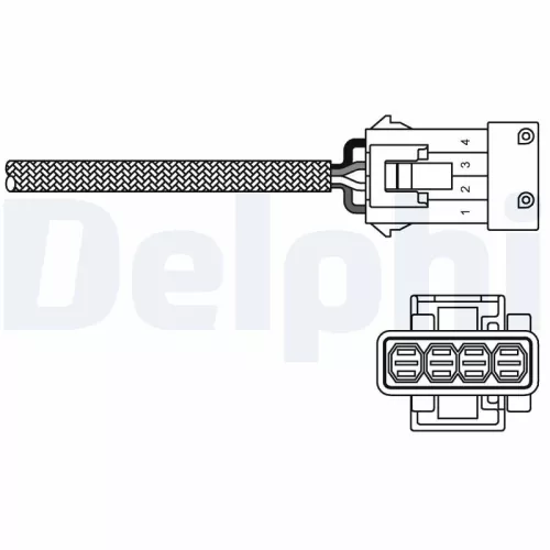 Oxygen Sensor DELPHI ES20230-12B1)