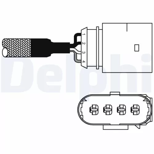 Oxygen Sensor DELPHI ES10981-12B1)