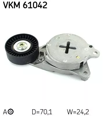 Riemspanner, V-geribbelde riem SKF VKM 61042)