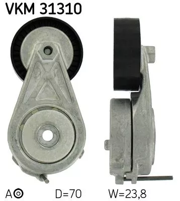 Riemspanner, V-geribbelde riem SKF VKM 31310)