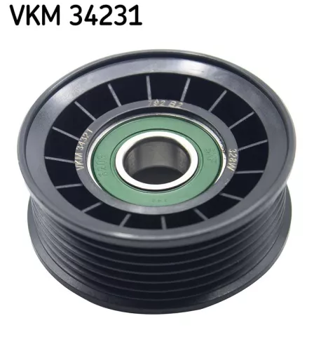 Ombuigings-/geleidingspoelie, V-geribbelde riem SKF VKM 34231)