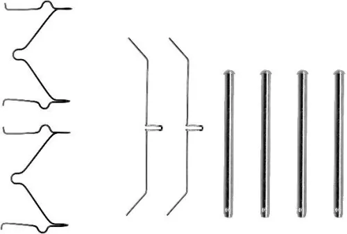 Accessoirekit, schijfremblokken TEXTAR 82050000)