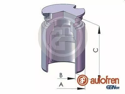 Piston, brake caliper AUTOFREN SEINSA D025222)