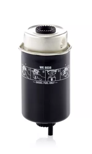 Brandstoffilter MANN-FILTER WK 8038)